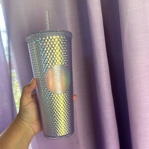 Starbucks Unicorn Iridescent Dichroic Studded Bling Venti Tumbler